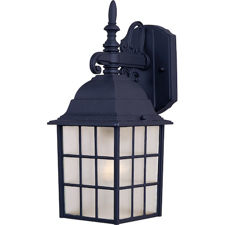 North Church 1-Light 6 Wide Black Outdoor Wall Sconce